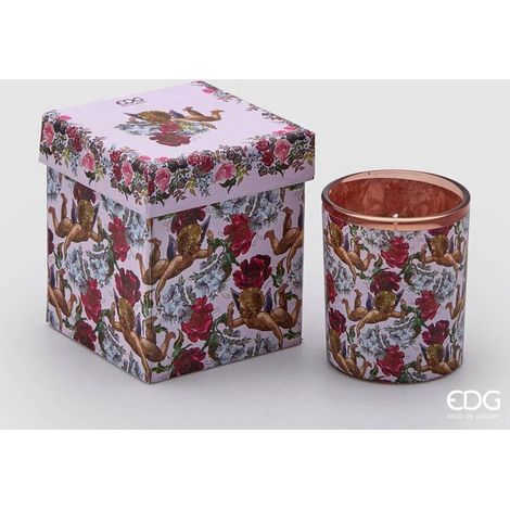 Candela profumata con carillon 9x8 Natale