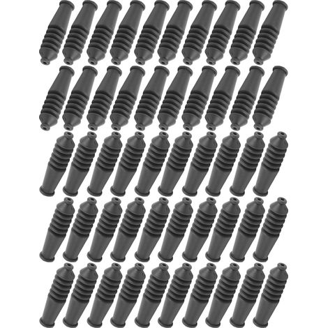 50 Manchons en Caoutchouc pour Câbles de Frein VTT, Protections Anti-Poussière et Anti-Abrasion (1/5)