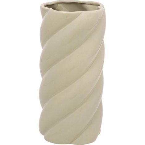 Vase Déco en Céramique "Coby" 25cm Vert Clair (1/3)