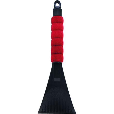 Pelle à neige pour voiture, pelle à glace pour voiture, grattoir à neige et à givre, grattoir à vitres de voiture, grattoir à givre pour pare-brise de voiture (1 pièce - rouge) (1/5)