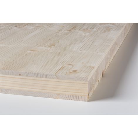 Binderholz 3-Schicht-Stabilholzplatte Fichte 125 x 62,5 cm x 60 mm