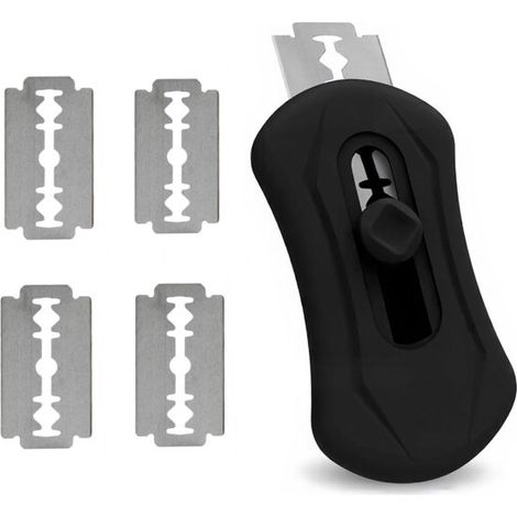 Ensemble d'outils professionnels pour trancher le pain comprenant 5 lames, un racloir à pâte, un coupe-pain magnétique et pour des tranches faciles et parfaites de pain au levain. (1/5)