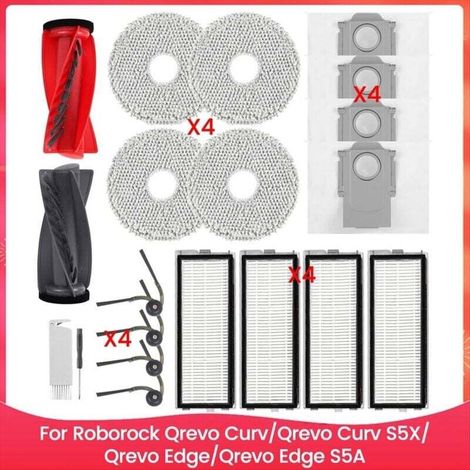 Ricambi per robot aspirapolvere Qrevo Curv/Qrevo Curv S5X/Qrevo Edge/Qrevo Edge S5A