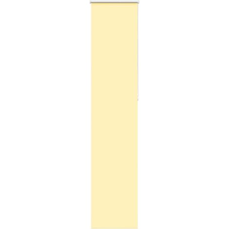Verdunkelungsrollo Gelb 60x230 cm Stoffbreite 55,7 cm Polyester