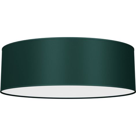Plafonnier Verde Milagro vert 50 cm 3xE27 tissu métal (1/5)
