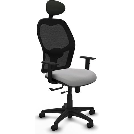 Silla de oficina piqueras y crespo Alocén negro soporte lumbar ajustable (1/2)