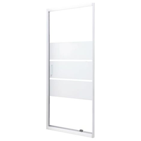 ONDEE ZEN - Porte de douche MISSI - Pivotante - Finition Blanc - 70x185cm (1/4)