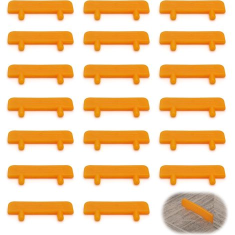 Support D'étagère, 20 Pièces Taquet Etagere Support Pour Placards 55mm Cheville de Support d'Etagère Antidérapants Connecteurs d'Etagère Support Invisible (1/5)