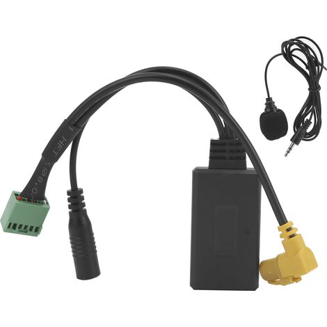 Adaptateur Bluetooth Voiture 12Pin Câble Audio Multimédia Micro Mains Libres Compatible MMI 3G Q5 A4L A6L Q7 A5 S5 (1/5)