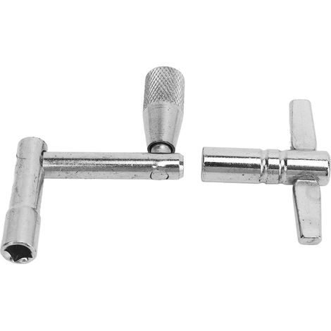 Clé de Batterie Universelle Métal pour Toms et Caisse Claire - 2 Pièces (1/5)