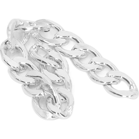 Chaîne enroulée N30 de 10 mètres, chaîne pour panneau publicitaire, chaîne pour sac, chaîne fine pour bijoux, argent. (1/5)