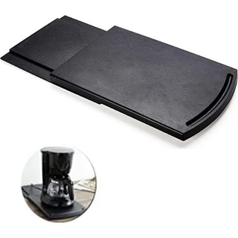 Bandeja deslizante práctica para cafetera, carrito para electrodomésticos de cocina, deslizador de encimera para licuadora, tostadora y freidora. (1/5)