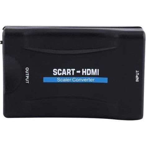 convertisseur péritel vers HDMI Adaptateur de convertisseur audio vidéo haut de gamme 1080P Péritel vers HDMI pour HD DVD TV Sky (1/4)