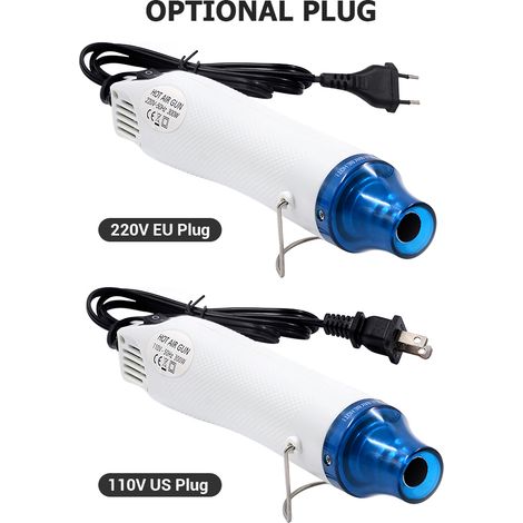 [JAMAIS UTILISÉ]Pistolet à air chaud portable 300 W pour chauffer et modeler l'argile molle, la poudre et les feuilles thermorétractables. (1/3)