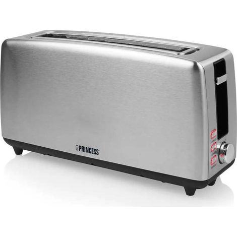 Toaster Princess 142405 Edelstahl 1000 Watt Silber