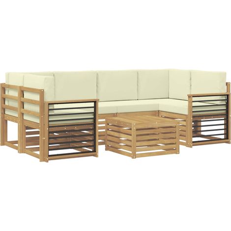 Juegos de sofás Madera de Acacia Sólida vidaXL