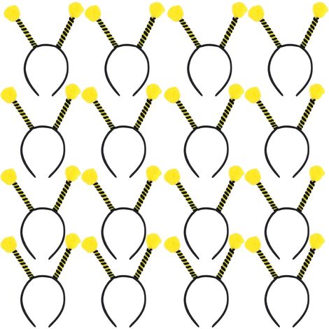 20 Stück Bienenantennen-Stirnbänder für Erwachsene, Accessoire  Leichtes Material, ideal für Cosplay und Halloween-Partys, realistische Details, vielseitig einsetzbar für Jungen und Mädchen (1/5)