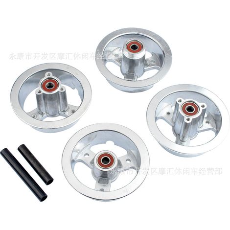 Accessoires pour scooters de mobilité pour personnes âgées/VTT (véhicules de bord de bateau) 3.00-4 4.10/3.50-4 roulements de roue avant et arrière en alliage d'aluminium. (1/4)