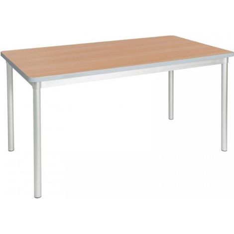 Table d'intérieur rectangulaire effet hêtre Enviro 1400mm - 1400 x 750 x 710 mm - GOPAK