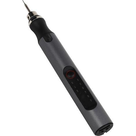 Stylo de gravure électrique 10 W, mini graveur/ponceuse électrique rechargeable USB pour bois et métal, 18 000 tr/min