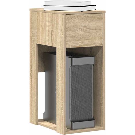Computerschrank mit Schublade Sonoma-Eiche 30x44x74 cm