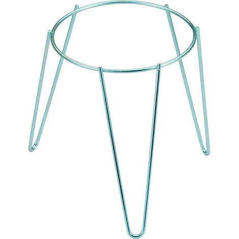 SATURNIA soporte maceta pie zincado 22 cms , Soporte maceta pie - Diametro del soporte: 22 cm.- La parte alta del macetero debe ser mas grande que el diámetro del sopor