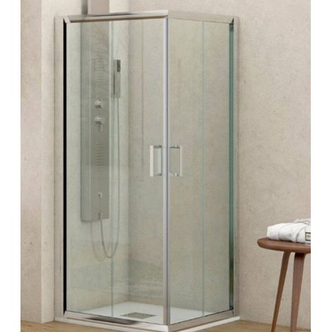 Box doccia 90X80 vetro serigrafato altezza 180cm modello K410 kamalu