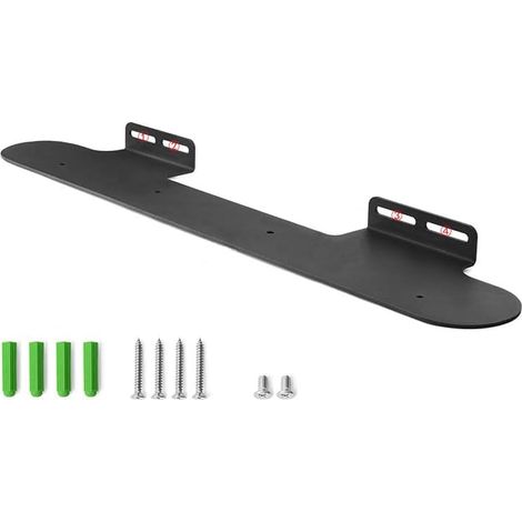 Compatible With Bose Smart Soundbar 850 Holder Wall Mount Bose Smart Soundbar 850 Stand Accessories With Integrated Cable Management, Smart Home Speaker Accessories Rack (Black) 1 Piece (1/5)