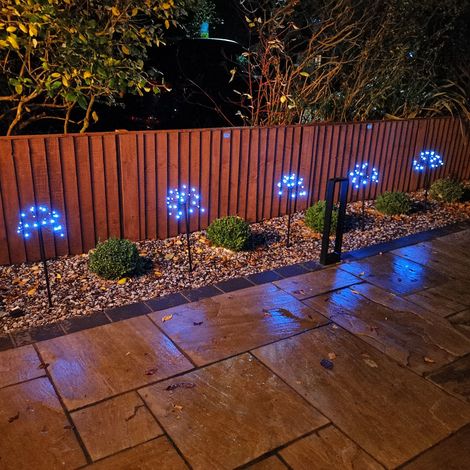 5pcs Premier Battery Operated Multi Function Sparkler Pathfinder Lights 120 Cool White LEDs (1/5)