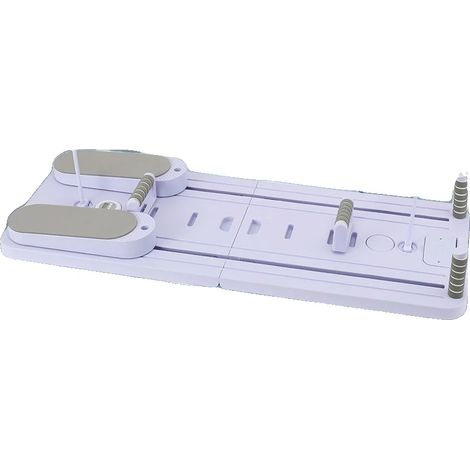 Tabla de Pilates Reformer, capacidad de 136 kg (300 lb), diseño plegable, material de alta resistencia, bandas de resistencia integradas, mecanismo de enganche automático. (1/5)