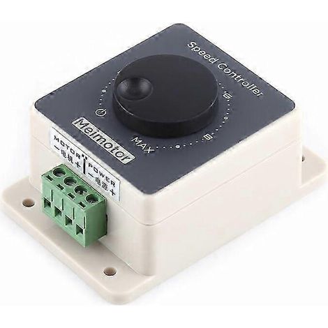 Contrôleur de vitesse de moteur 12 V, modulateur de largeur d'impulsion PWM, DC10-60 V, 20 A, étanche (1/5)