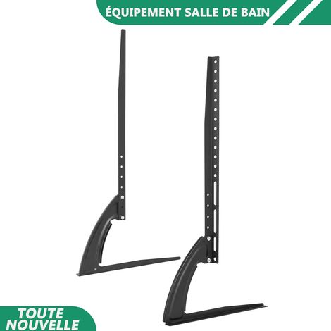 Support de jambe de support de table de télévision pour 32-70 pouces en acier laminé à froid Supports de télévision réglables en hauteur (1/5)