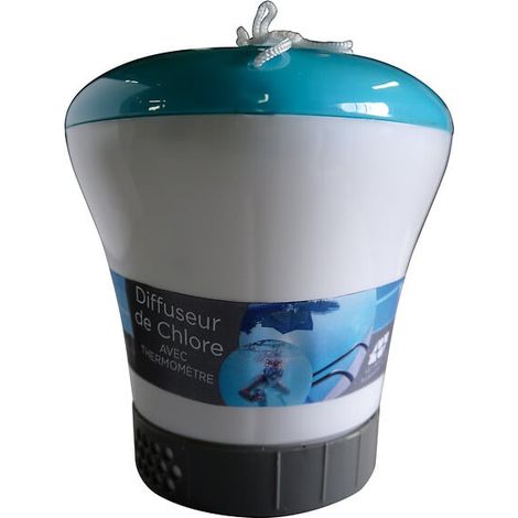 BOITE A CHLORE AVEC THERMO ( mix 3 couleurs)