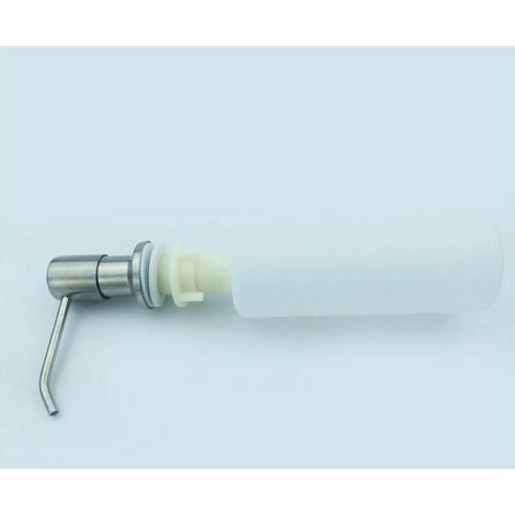 Kitchen Sink Soap Dispenser Pump Dishwasher Liquid Integrated Top Refill 400ml Mat