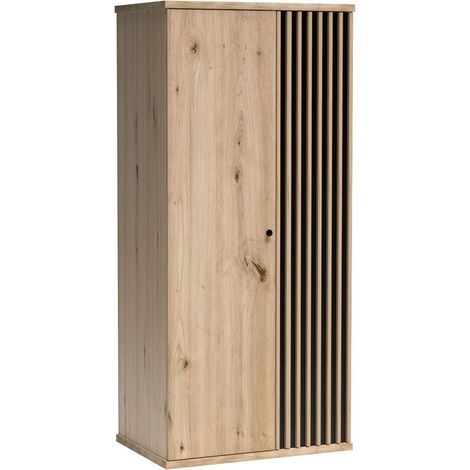 Armoire Venmava 100 , 191x86x58cm, Portes d'armoire: Avec des charnières, Nombre d'étagères: 4 (1/4)