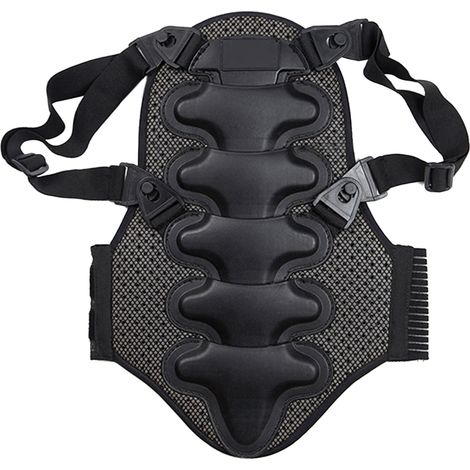Protection dorsale pour moto, coussin de Protection EVA épais détachable, pour moto, vélo de montagne, patinage, ski (1/5)