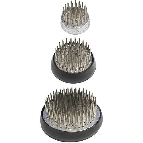 Kenzan Blumenfrosche aus Edelstahl, runde Blumenfrosche aus Metall