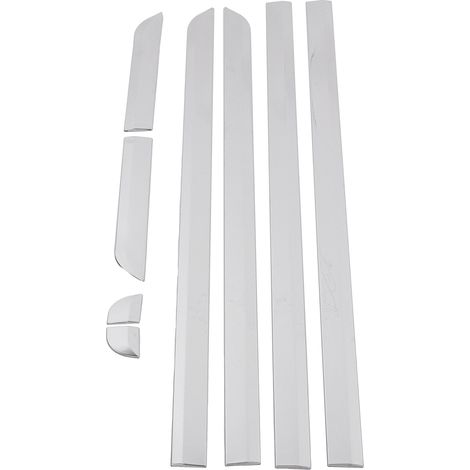 8 pièces de moulure latérale inférieure de carrosserie, baguette décorative extérieure en acier inoxydable, compatible avec Tacoma 2016-2020 (1/5)