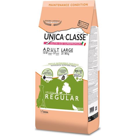 Unica Classe - Adult Large Regular Dry - Pollo 12 kg