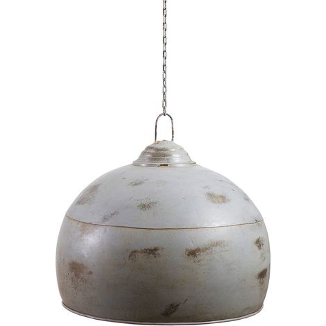 Biscottini Lustre Industriel Non électrifié 42x42x42 cm Lustre Vintage Industriel en Fer Lustre de Cuisine à Suspension Style Industriel (1/3)