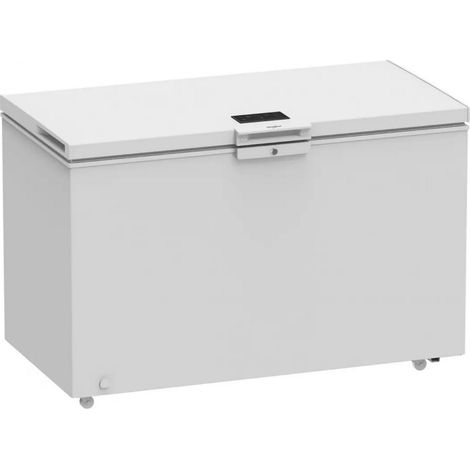 Congélateur coffre - WHIRLPOOL - W3RHS37EW2 - Classe E - 371L - 40db(A) - Serrure - Fonctionne en piece froide (-15°) - 85x133x70,5