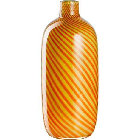 Vase décoratif Moderne, œuvre d'art Faite à la Main, pièce Unique, Vase décoratif Moderne, Hauteur 32,7 cm, Jaune (1/5)