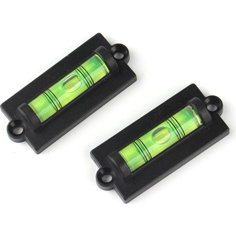 Mini-Wasserwaage, zuverlässiger Blasenindikator, für stabiles und präzises Nivellieren, einfache Befestigung an Gegenständen (mit Magnetismus, 5925 mm)