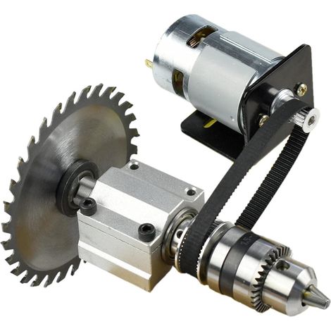 775 DIY Table Saw Mini Electric Circular Saw DC 24V 12000 RPM Mini Cordless Drill Spindle Motor for Wood (1/5)