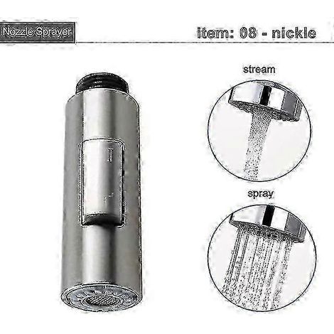 Douche de comptoir avec pommeau extensible et buse G1/2, facile à installer. - AquaForge (1/3)