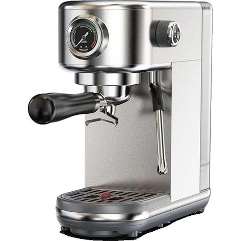 Espressomaschine, einstellbare Temperatur, langlebiger Edelstahl (1/2)