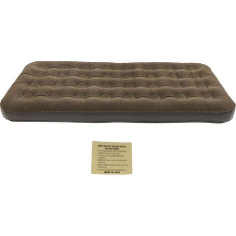 Matelas gonflable portable épaissi haute résilience sommet floqué facile à gonfler lit de camping pour extérieur maison voyage 1 place (1/5)