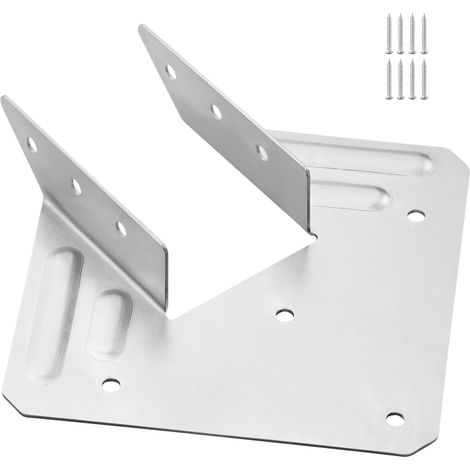 Mophorn Sabots de charpente, lot de 25, dimensions internes 40 x 21 x 63 mm, étriers solides pour solives, supports de fixation pour poutres de toit, conçus pour renforcer les structures en bois. (1/5)
