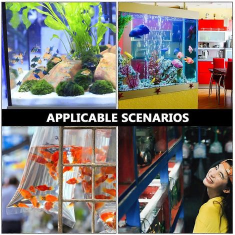 Utilisez une épuisette télescopique à mailles carrées pour l'aquarium. (1/5)