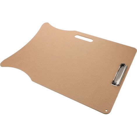 Planche à Dessin Bois Portable avec Pince Bloc-Notes pour Artistes Surface Lisse pour Différents Formats (1/5)